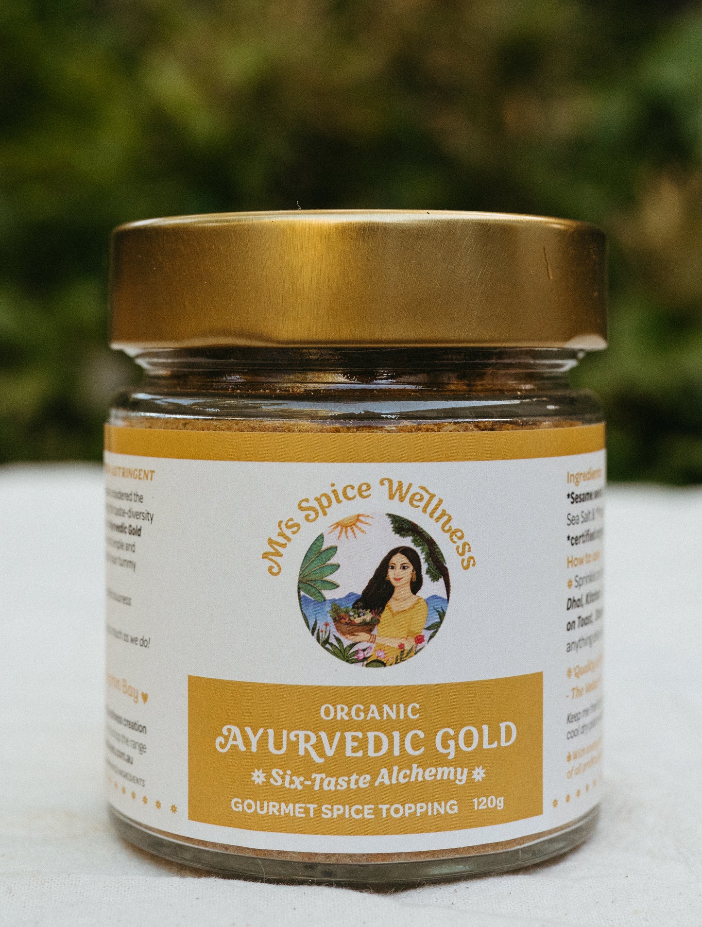 Ayurvedic Gold ~ Six Taste Alchemy Gourmet Spice Topping