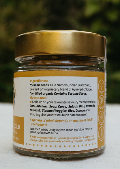 Ayurvedic Gold ~ Six Taste Alchemy Gourmet Spice Topping